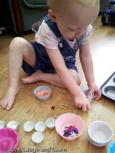 playdough cake decorating