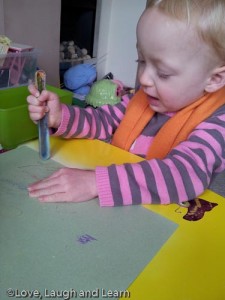 homemade rainbow wax crayons