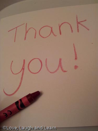 wax resist thank you cards